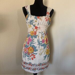 Vintage Y2K Forever 21 Multicolor Floral Mini Dress